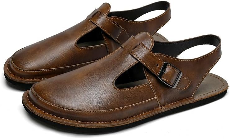 Мужские сандалии Zestrelax, с регулируемым ремешком, кожаные, летние повседневные и домашние шлепанцы, коричневый
Мужские сандалии Zestrelax, с регулируемым ремешком, кожаные, летние повседневные и домашние шлепанцы, коричневый