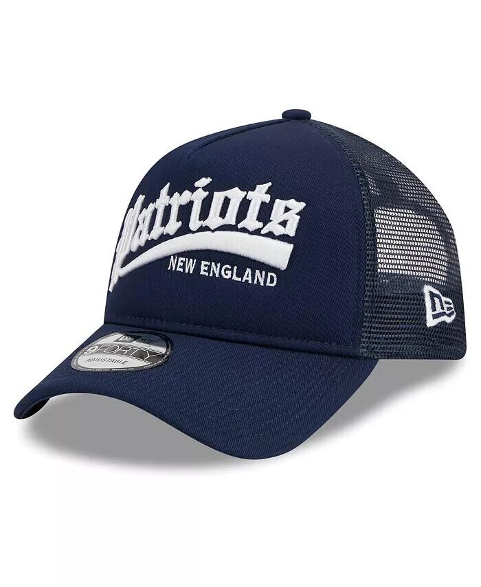 Мужская темно-синяя регулируемая кепка New England Patriots Caliber Trucker 9FORTY New Era, синий
Мужская темно-синяя регулируемая кепка New England Patriots Caliber Trucker 9FORTY New Era, синий
