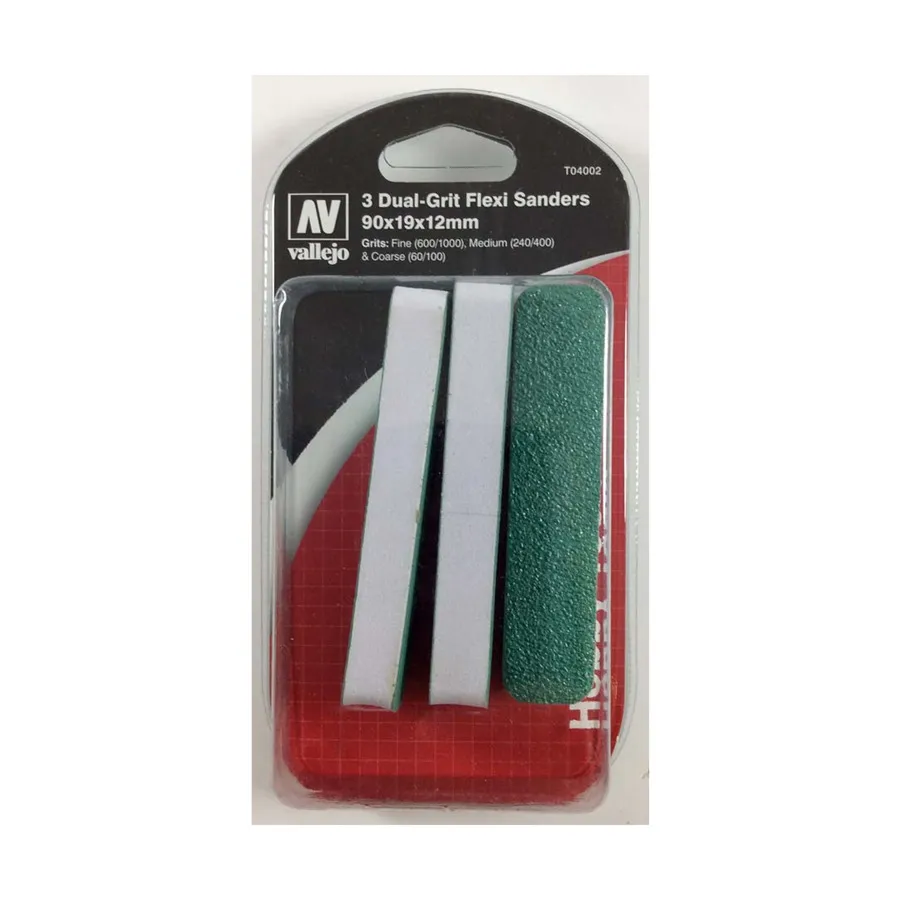 FlexiSander, двухзернистый, 90x19x12 мм, Hobby Tools (Vallejo)
FlexiSander, двухзернистый, 90x19x12 мм, Hobby Tools (Vallejo)