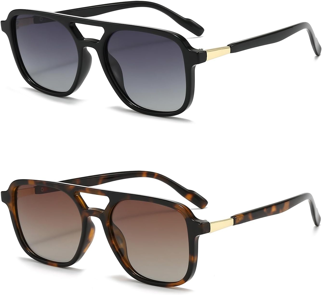 Ретро-солнцезащитные очки-авиаторы для женщин и мужчин, модные прямоугольные солнцезащитные очки для женщин и мужчин, незаменимые вещи для пляжного отдыха APNSFWL, Black Gradually Gray+gradual Tea
Ретро-солнцезащитные очки-авиаторы для женщин и мужчин, модные прямоугольные солнцезащитные очки для женщин и мужчин, незаменимые вещи для пляжного отдыха APNSFWL, Black Gradually Gray+gradual Tea