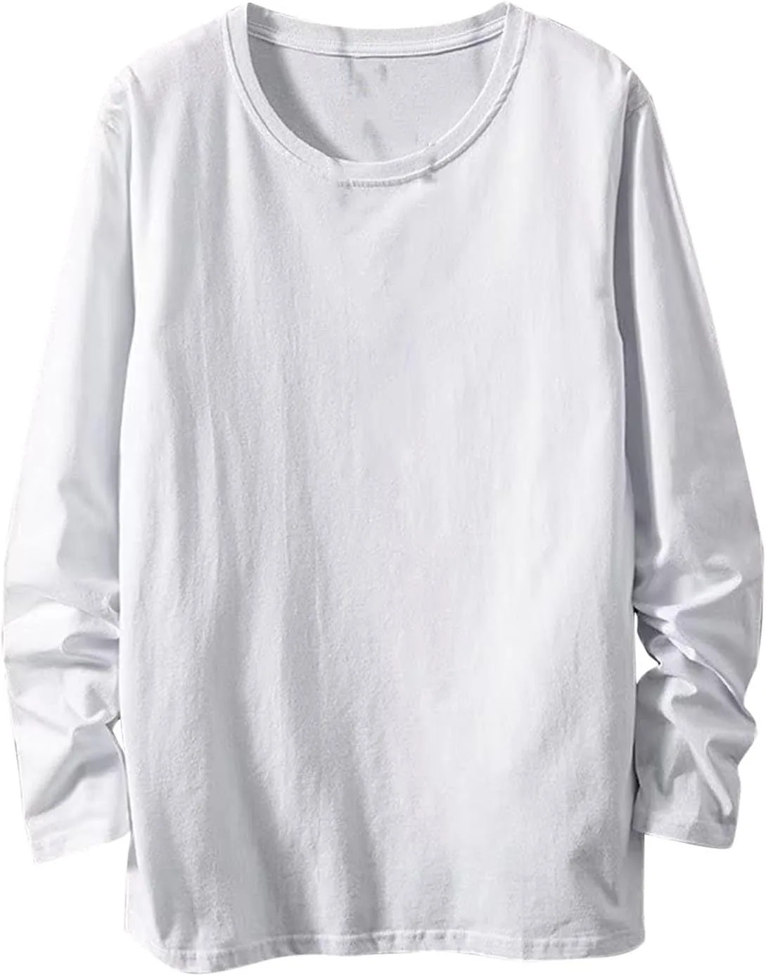 Мужская базовая футболка с длинным рукавом Plus Size Cotton Crewneck
Мужская базовая футболка с длинным рукавом Plus Size Cotton Crewneck