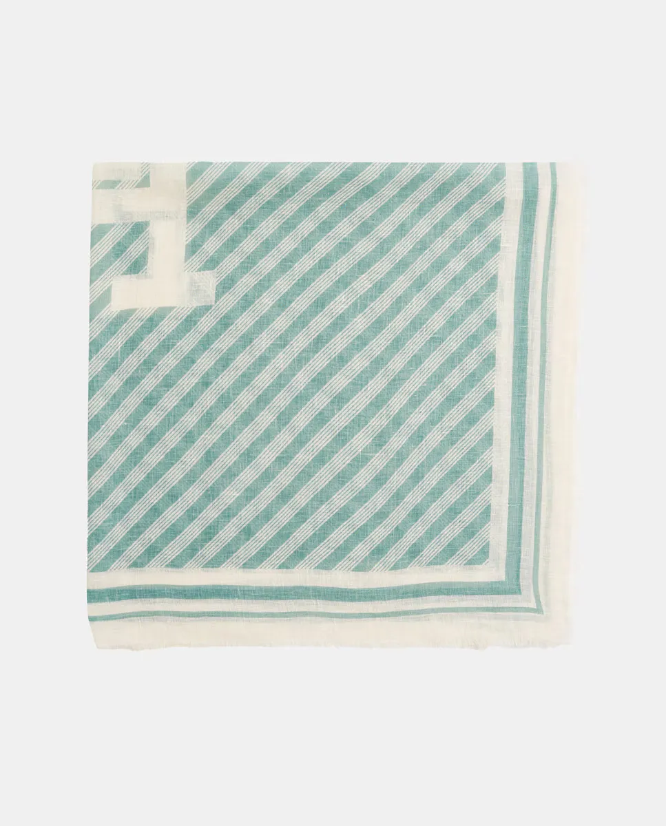 Женский полосатый льняной шарф зеленого цвета от Tommy Hilfiger, цвет Verde Agua
Женский полосатый льняной шарф зеленого цвета от Tommy Hilfiger, цвет Verde Agua