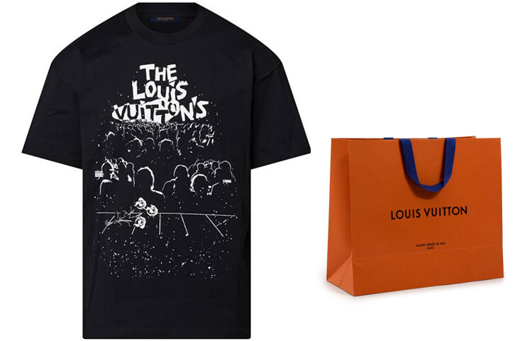 Футболка с принтом Louis Vuitton LV Concert, черный 
Футболка с принтом Louis Vuitton LV Concert, черный