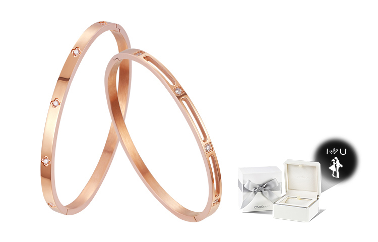 CAROMAY Титановый браслет для женщин Rose Gold
CAROMAY Титановый браслет для женщин Rose Gold