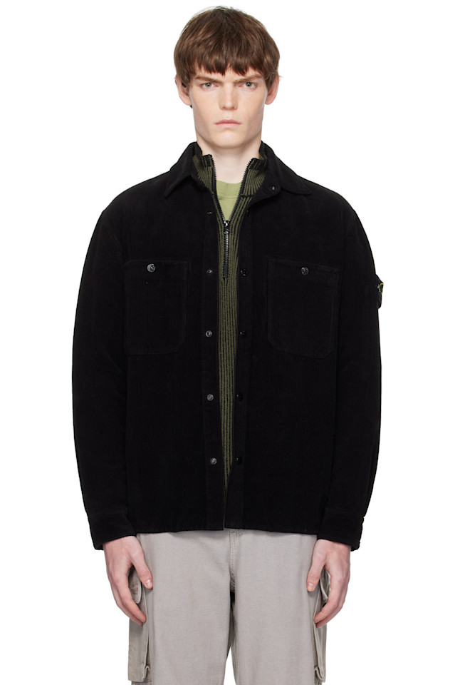 1200012 рубашка из органического хлопкового вельвета 800 Stone Island, черный
1200012 рубашка из органического хлопкового вельвета 800 Stone Island, черный