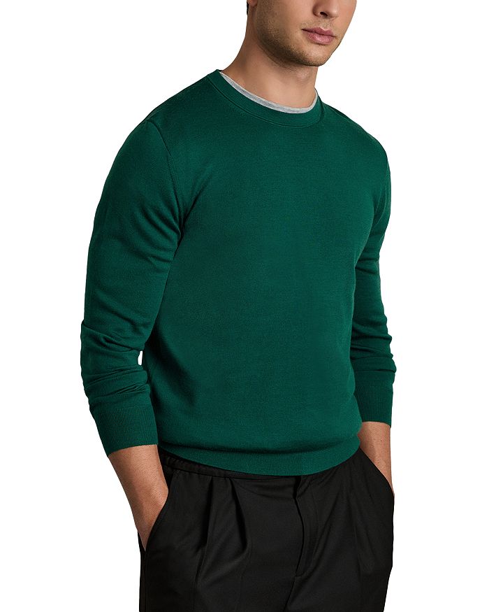 Свитер с круглым вырезом из мериносовой шерсти REISS, зеленый
Свитер с круглым вырезом из мериносовой шерсти REISS, зеленый