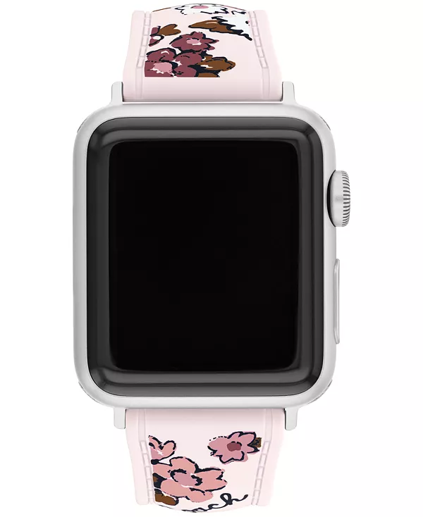 Женский розовый силиконовый ремешок с цветочным узором для Apple Watch 38 мм, 40 мм, 41 мм Coach, pink
Женский розовый силиконовый ремешок с цветочным узором для Apple Watch 38 мм, 40 мм, 41 мм Coach, pink
