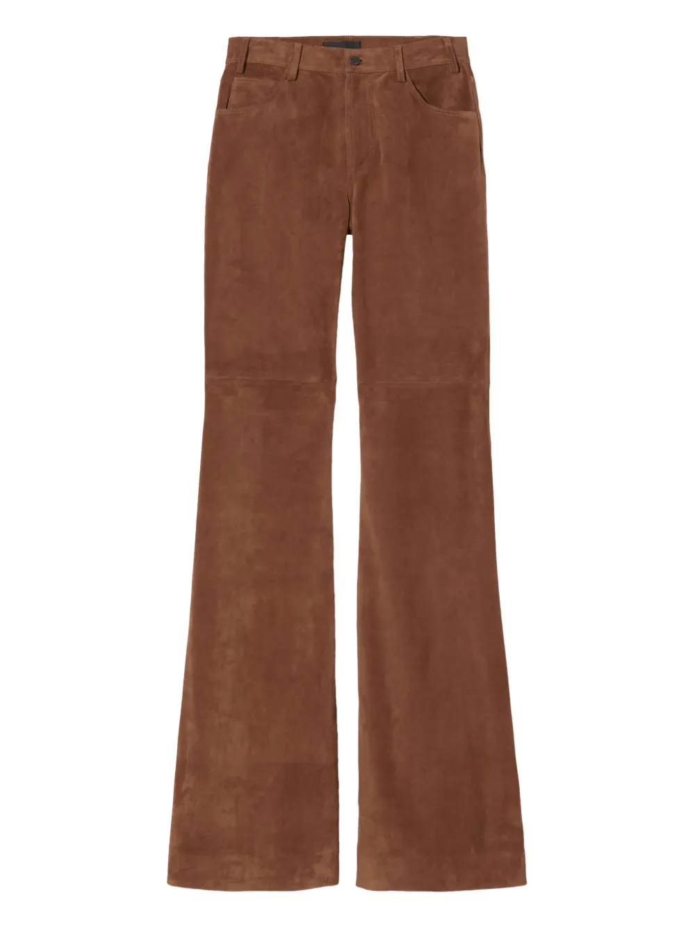 Расклешенные замшевые брюки Roe Nili Lotan, коричневый
Расклешенные замшевые брюки Roe Nili Lotan, коричневый