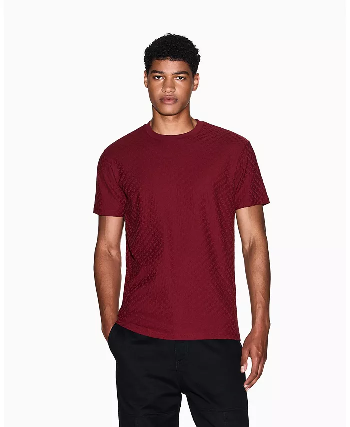 Мужская мерсеризованная футболка с жаккардовым логотипом по всей поверхности A|X Armani Exchange
Мужская мерсеризованная футболка с жаккардовым логотипом по всей поверхности A|X Armani Exchange