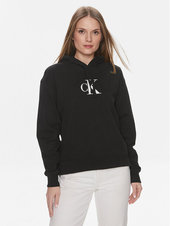 Толстовка обычного кроя Calvin Klein, черный 
Толстовка обычного кроя Calvin Klein, черный
