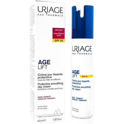 Защитный разглаживающий дневной крем Age Lift Spf30 40 мл, Uriage 
Защитный разглаживающий дневной крем Age Lift Spf30 40 мл, Uriage