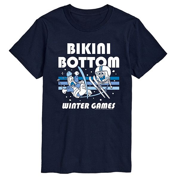 Мужская футболка с принтом Spongebob Squarepants Bikini Bottom Winter Games Nickelodeon, Navy
Мужская футболка с принтом Spongebob Squarepants Bikini Bottom Winter Games Nickelodeon, Navy