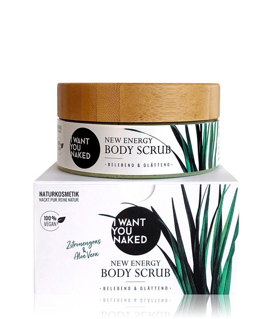Скраб для тела I WANT YOU NAKED NEW ENERGY BODY SCRUB Zitronengras & Aloe Vera, 200 ml
Скраб для тела I WANT YOU NAKED NEW ENERGY BODY SCRUB Zitronengras & Aloe Vera, 200 ml
