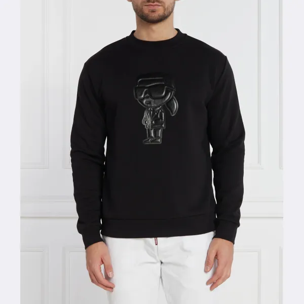 Толстовка обычного кроя с круглым вырезом Karl Lagerfeld, черный
Толстовка обычного кроя с круглым вырезом Karl Lagerfeld, черный