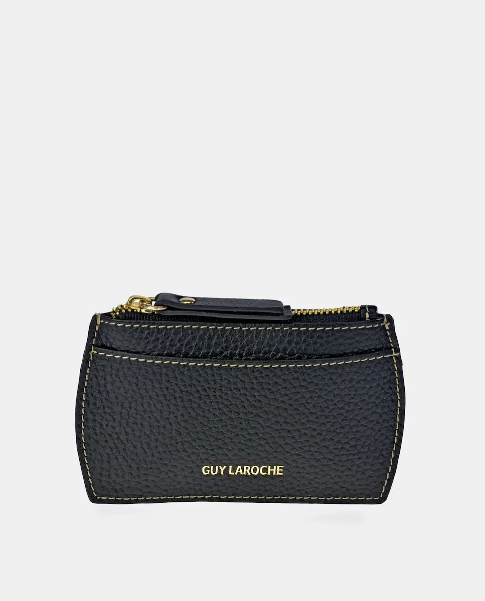 Женский кошелек с молнией из кожи флотер Guy Laroche, черный
Женский кошелек с молнией из кожи флотер Guy Laroche, черный