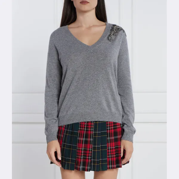 Облегающий свитер с добавлением кашемира Liu Jo, серый
Облегающий свитер с добавлением кашемира Liu Jo, серый