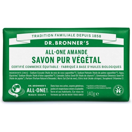 Волшебное мыло Миндаль 0,46 унции Dr. Bronner's
Волшебное мыло Миндаль 0,46 унции Dr. Bronner's