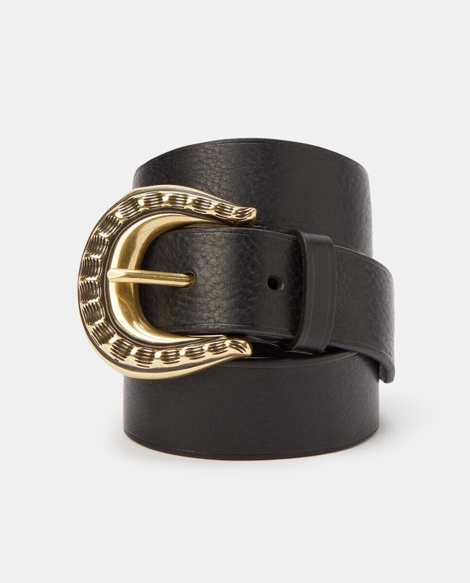 Черный ремень из кожи наппа Maison Boinet, черный
Черный ремень из кожи наппа Maison Boinet, черный