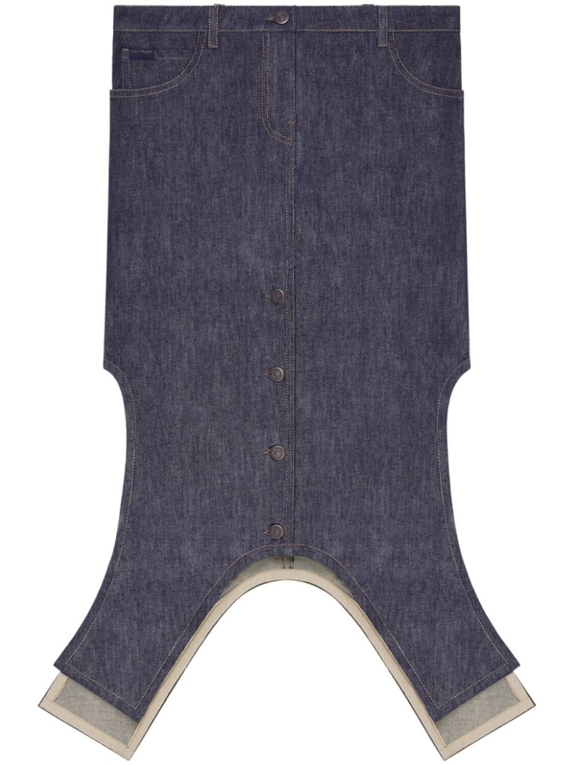 Courrèges юбка с асимметричным подолом, синий
Courrèges юбка с асимметричным подолом, синий