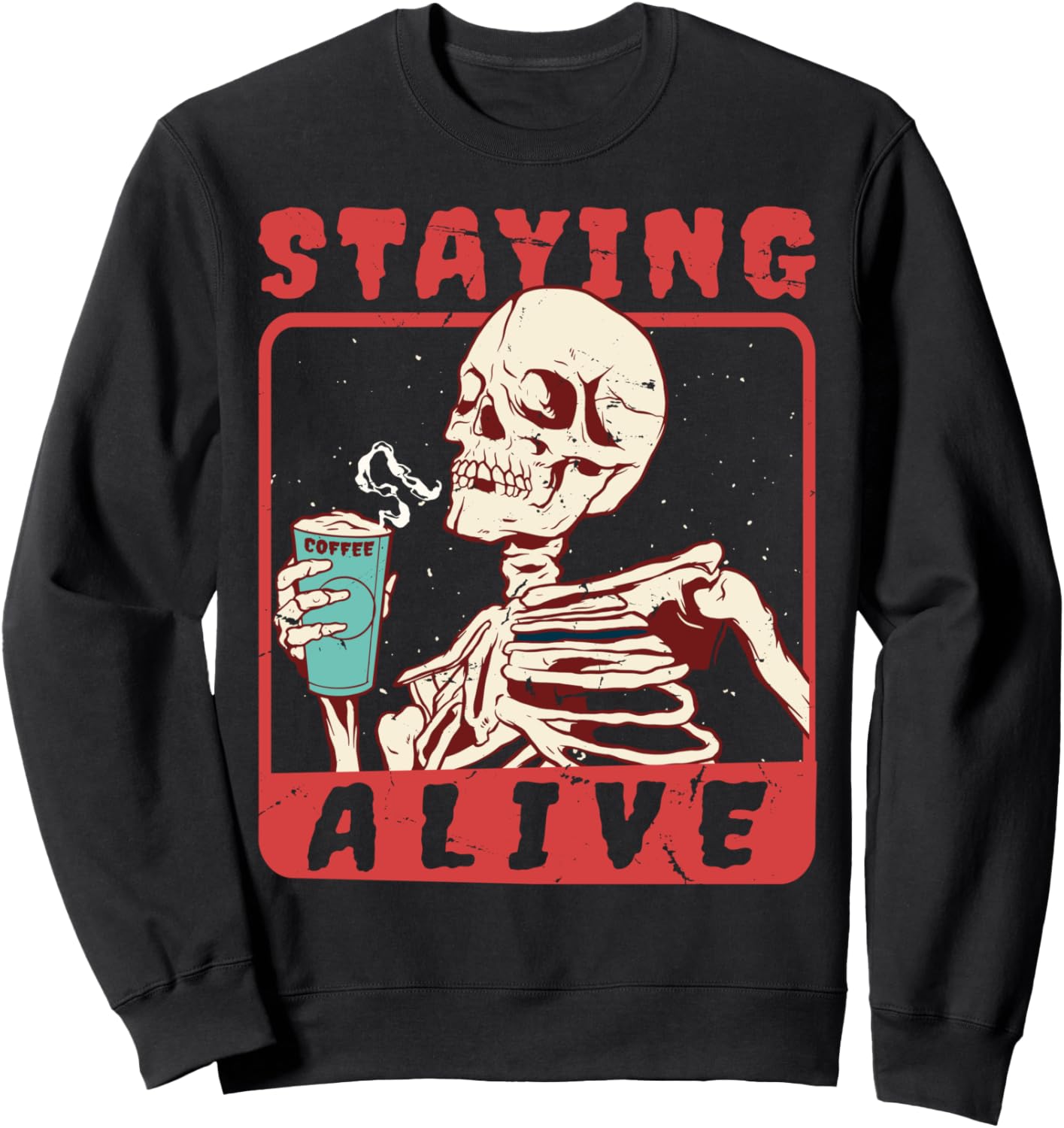 Страшный и забавный костюм для вечеринки на Хэллоуин: толстовка с изображением скелета и кофе Halloween Kostume, Tshirts Fur Damen Herren Kinder, черный
Страшный и забавный костюм для вечеринки на Хэллоуин: толстовка с изображением скелета и кофе Halloween Kostume, Tshirts Fur Damen Herren Kinder, черный