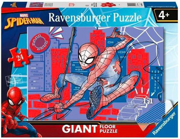 Ravensburger, пазл, Marvel, XXL, Человек Паук, 24 шт.
Ravensburger, пазл, Marvel, XXL, Человек Паук, 24 шт.