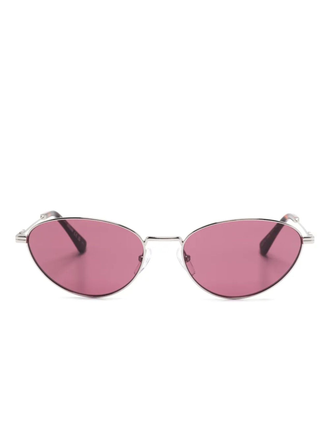 Солнцезащитные очки Moschino Eyewear в оправе «кошачий глаз», серебристый 
Солнцезащитные очки Moschino Eyewear в оправе «кошачий глаз», серебристый