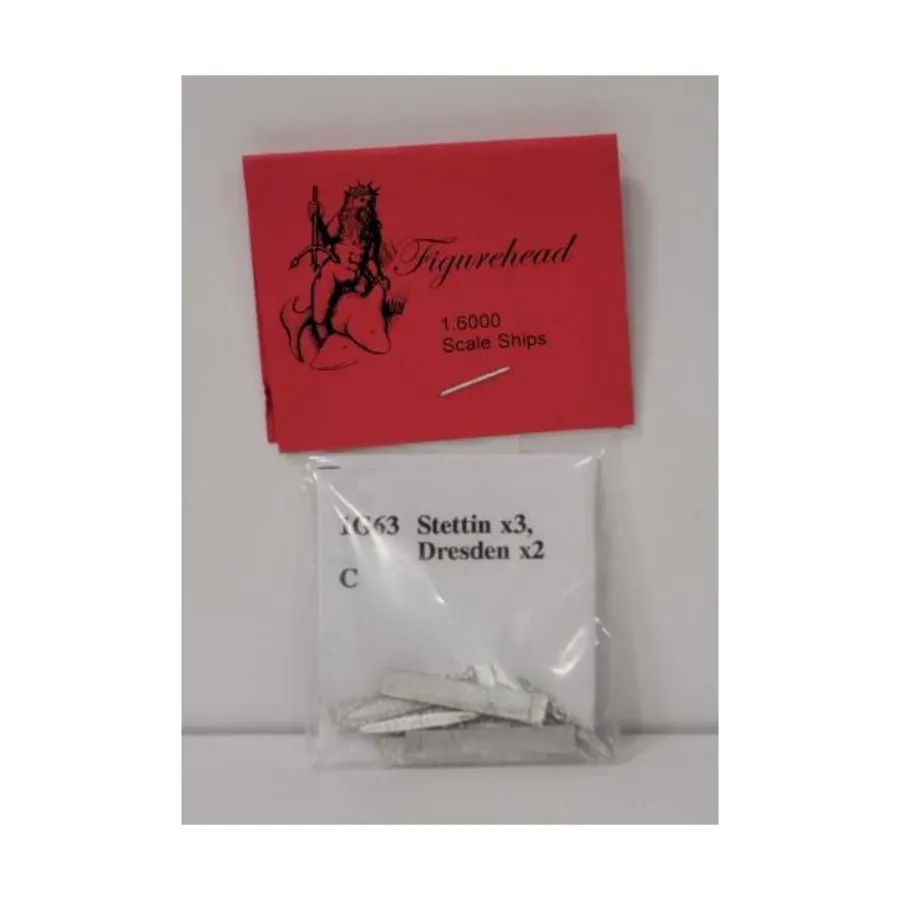 Штеттин, Дрезден, Figurehead Ships - WWI Ships - German Navy (1:6000) (Noble Miniatures)
Штеттин, Дрезден, Figurehead Ships - WWI Ships - German Navy (1:6000) (Noble Miniatures)