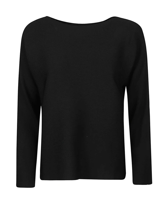 Черный свитер в рубчик Liviana Conti, черный
Черный свитер в рубчик Liviana Conti, черный