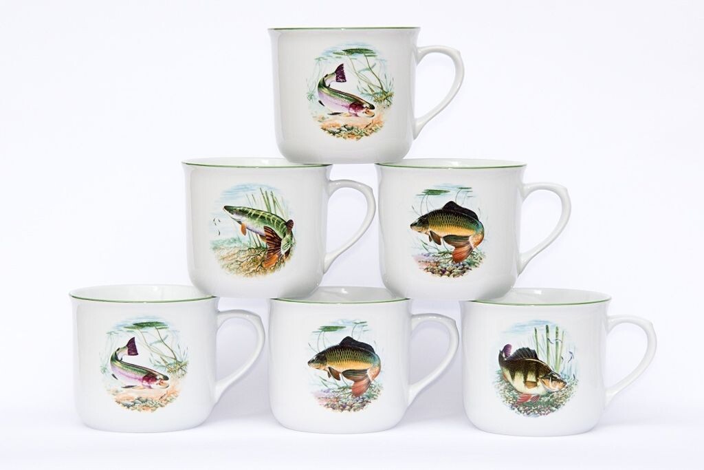 Český porcelán, a.s., Набор чашек Dubí, 0,65 л, Český porcelán Dubí, рыба Tschechisches Porzellan, a.s., Dubí
Český porcelán, a.s., Набор чашек Dubí, 0,65 л, Český porcelán Dubí, рыба Tschechisches Porzellan, a.s., Dubí
