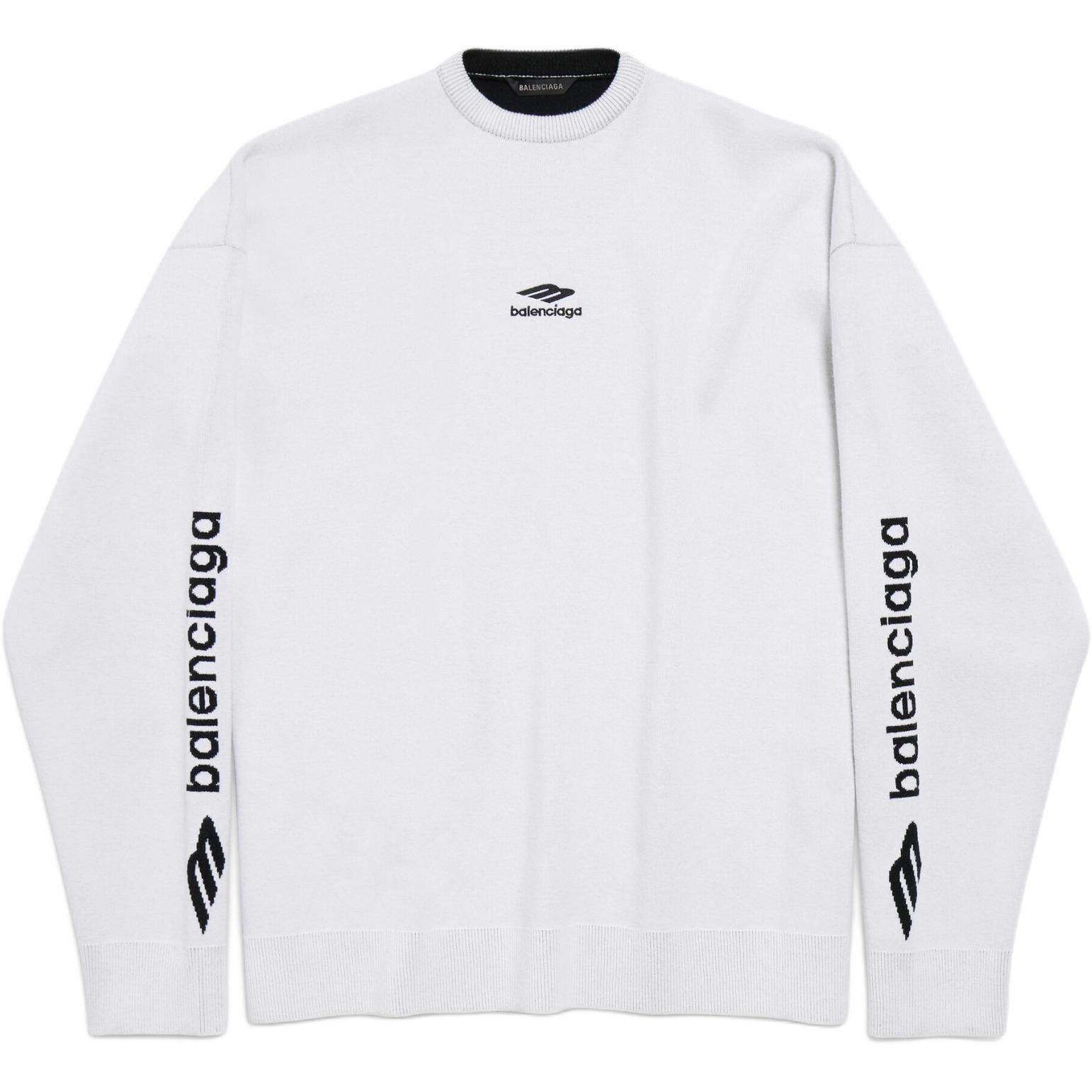 FW25 Свитер Regular Fit Мужской Balenciaga, черный/белый
FW25 Свитер Regular Fit Мужской Balenciaga, черный/белый