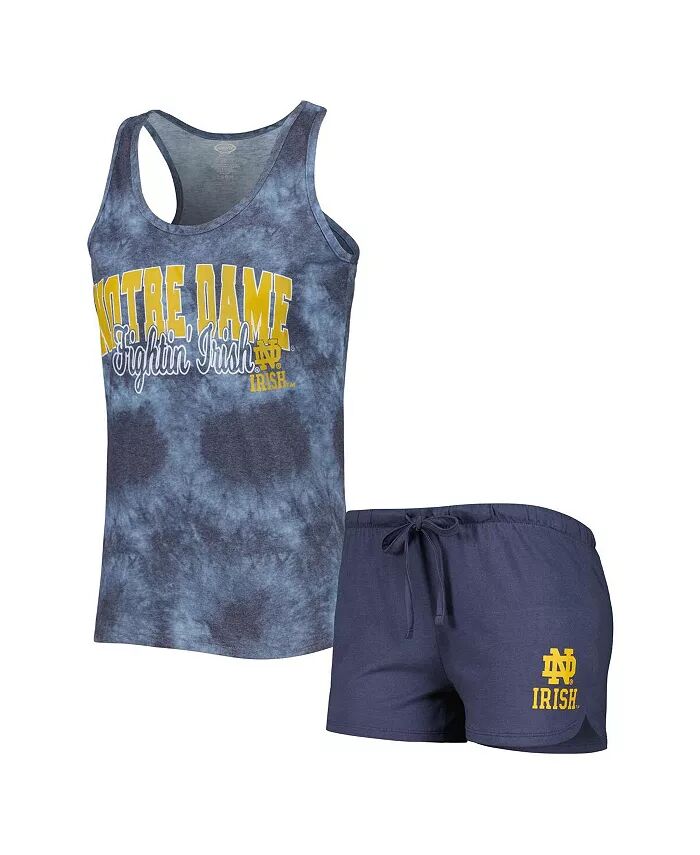 Женский комплект для сна из майки и шорт с принтом в стиле тай-дай Notre Dame Fighting Irish Billboard Concepts Sport
Женский комплект для сна из майки и шорт с принтом в стиле тай-дай Notre Dame Fighting Irish Billboard Concepts Sport