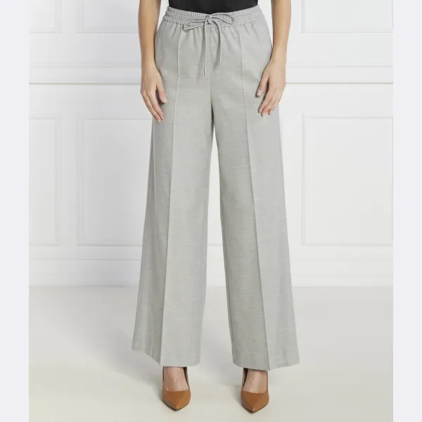 Брюки палаццо с заниженной талией Boss, серый
Брюки палаццо с заниженной талией Boss, серый