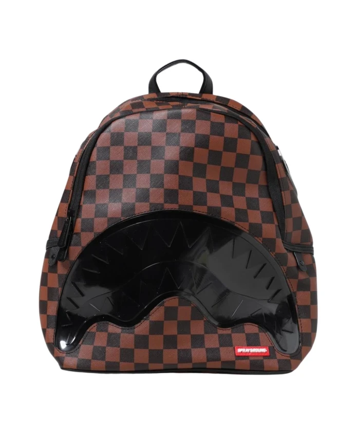 Рюкзак с клетчатым рисунком в виде нападения акулы Sprayground, коричневый
Рюкзак с клетчатым рисунком в виде нападения акулы Sprayground, коричневый