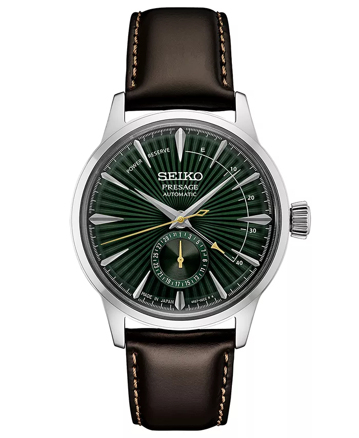 Мужские автоматические часы Presage Cocktail Time с коричневым кожаным ремешком, 41 мм Seiko, Зеленый, Мужские автоматические часы Presage Cocktail Time с коричневым кожаным ремешком, 41 мм Seiko
Мужские автоматические часы Presage Cocktail Time с коричневым кожаным ремешком, 41 мм Seiko, Зеленый, Мужские автоматические часы Presage Cocktail Time с коричневым кожаным ремешком, 41 мм Seiko