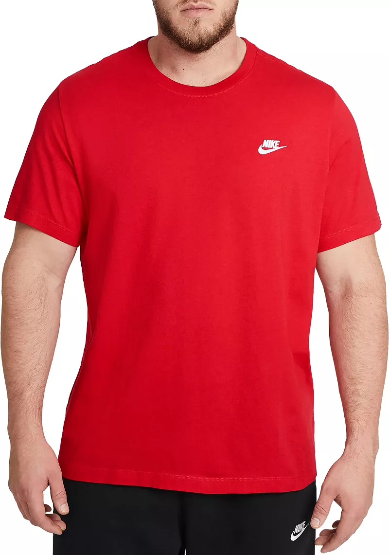 Мужская футболка Nike Sportswear Club, цвет University Red
Мужская футболка Nike Sportswear Club, цвет University Red