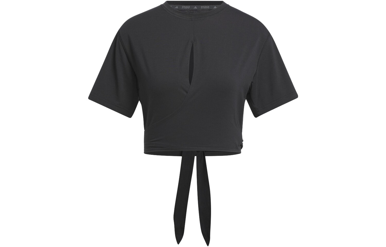 Укороченный топ женский черный Adidas
Укороченный топ женский черный Adidas