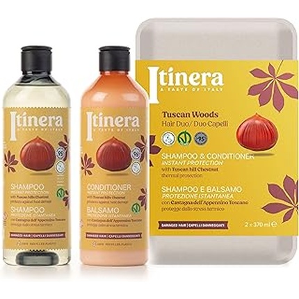 Набор подарков: Кондиционер + Шампунь для поврежденных волос с каштаном
Набор подарков: Кондиционер + Шампунь для поврежденных волос с каштаном