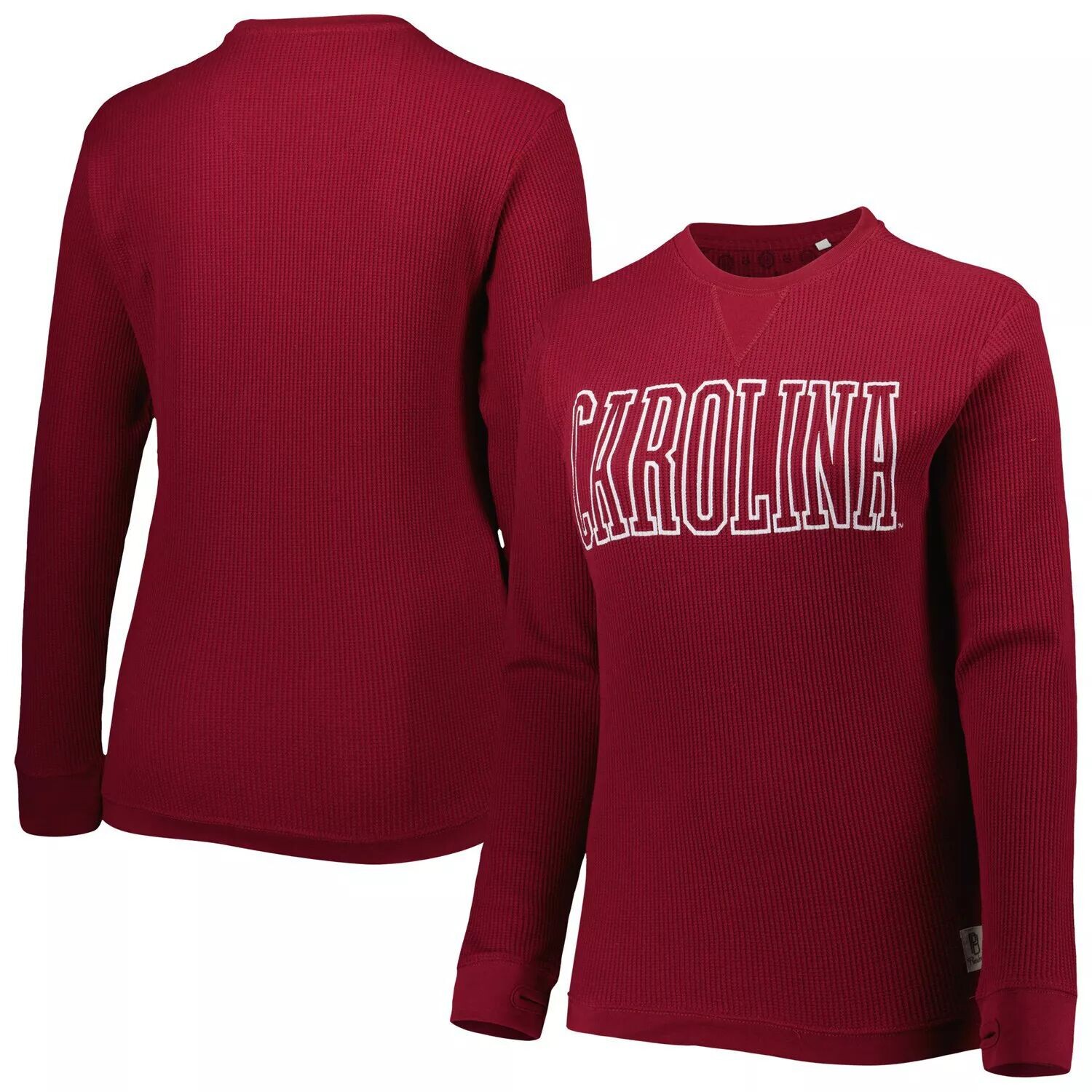Женская футболка Pressbox Garnet South Carolina Gamecocks Surf размера плюс Southlawn вафельной вязки, термостойкая футболка с длинными рукавами и длинными рукавами
Женская футболка Pressbox Garnet South Carolina Gamecocks Surf размера плюс Southlawn вафельной вязки, термостойкая футболка с длинными рукавами и длинными рукавами