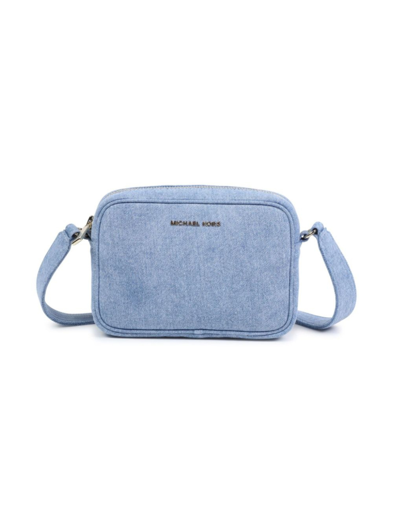 Michael Kors Kids джинсовая сумка на плечо, синий
Michael Kors Kids джинсовая сумка на плечо, синий