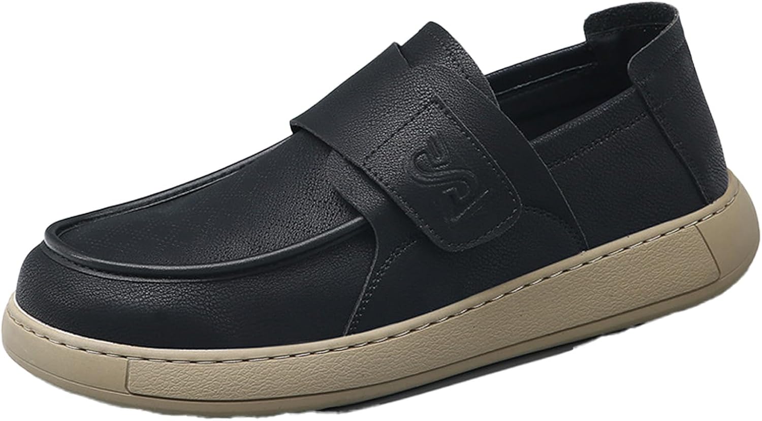 Мужские ручной работы кожаные слипоны на платформе, повседневные лоферы с липучкой, с округлым носком, невысоким каблуком, дышащие, прогулок и отдыха на улице Qwuieoin, черный
Мужские ручной работы кожаные слипоны на платформе, повседневные лоферы с липучкой, с округлым носком, невысоким каблуком, дышащие, прогулок и отдыха на улице Qwuieoin, черный