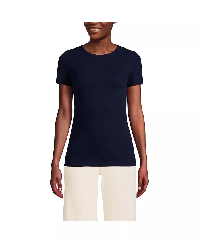 Женская футболка в рубчик Lands' End, синий
Женская футболка в рубчик Lands' End, синий