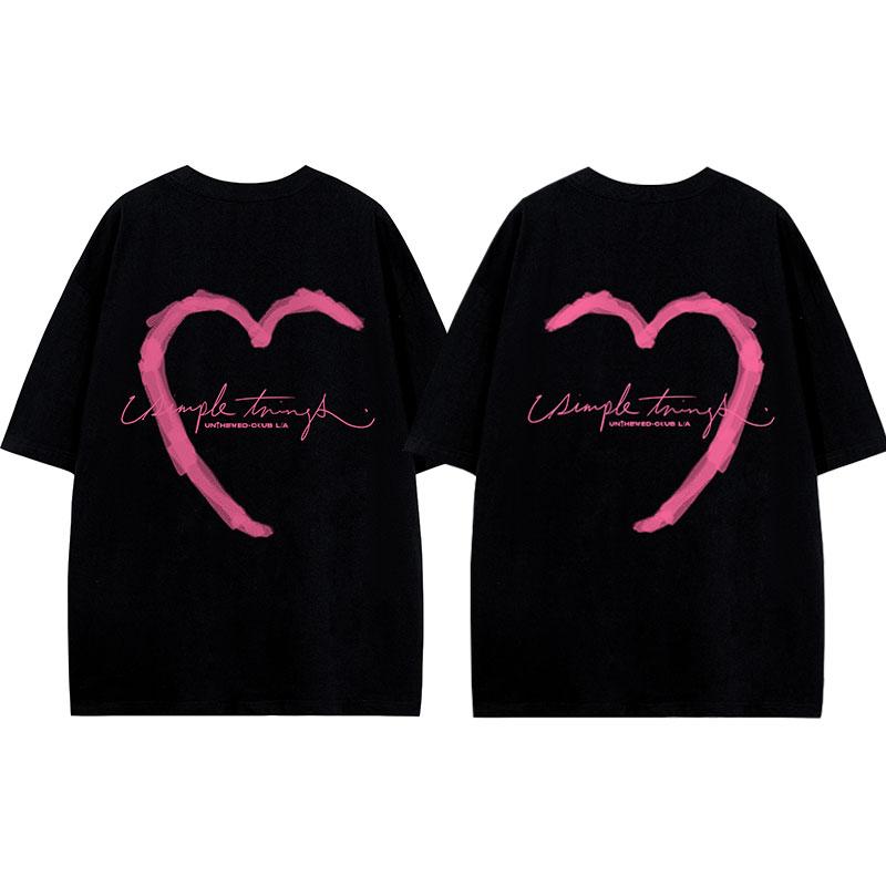 Футболка унисекс без принта, темно-синяя с правым сердцем
Футболка унисекс без принта, темно-синяя с правым сердцем