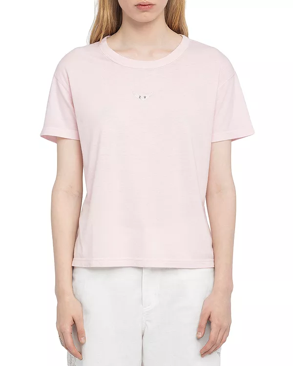 Футболка с крыльями из стразов Mar Zadig & Voltaire, розовый
Футболка с крыльями из стразов Mar Zadig & Voltaire, розовый