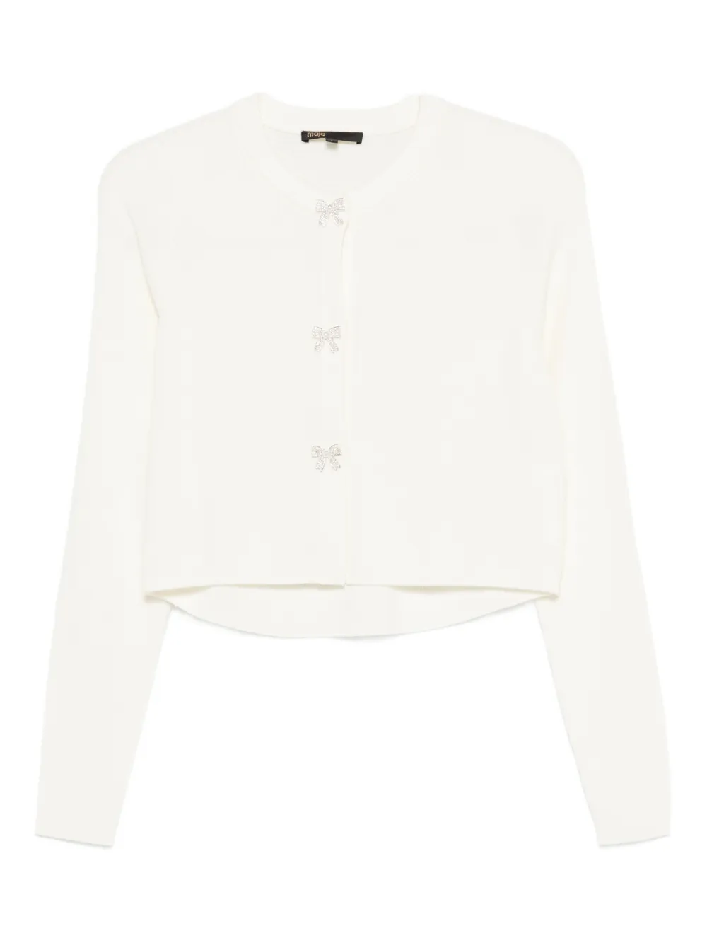 Кардиган с пуговицами-бантиками Maje, белый
Кардиган с пуговицами-бантиками Maje, белый