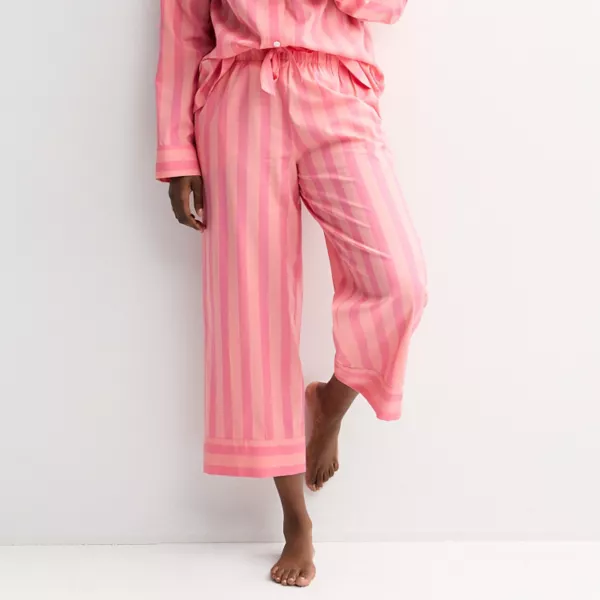 Женские тканые пижамные штаны Sonoma Goods For Life, цвет pink orange stripe 
Женские тканые пижамные штаны Sonoma Goods For Life, цвет pink orange stripe