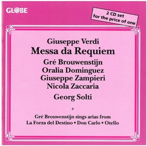 CD диск Verdi / Brouwenstijn / Chorus of the Wdr: Messa Da Requiem: Arias
CD диск Verdi / Brouwenstijn / Chorus of the Wdr: Messa Da Requiem: Arias