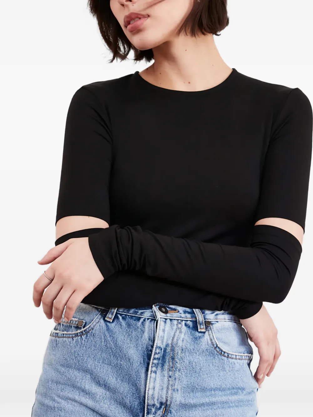 Топ Indra с длинными рукавами Marcella, черный
Топ Indra с длинными рукавами Marcella, черный