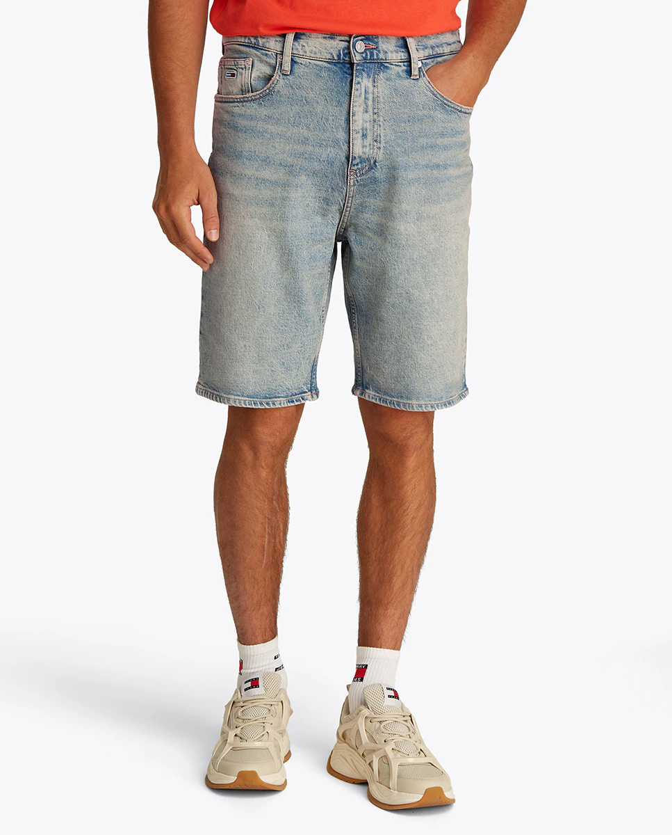 Мужские короткие джинсы Isaac свободного кроя со средней посадкой Tommy Jeans, синий
Мужские короткие джинсы Isaac свободного кроя со средней посадкой Tommy Jeans, синий