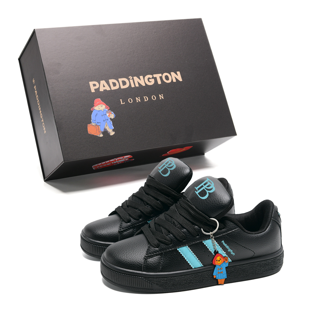 Paddington Bears Износостойкие и легкие низкие скейтерские кроссовки унисекс черные с бесплатной пряжкой в виде медвежонка Паддингтона
Paddington Bears Износостойкие и легкие низкие скейтерские кроссовки унисекс черные с бесплатной пряжкой в виде медвежонка Паддингтона