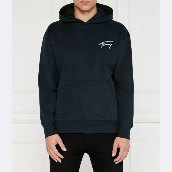 Фирменный свитшот свободного кроя Tommy Hilfiger, синий 
Фирменный свитшот свободного кроя Tommy Hilfiger, синий